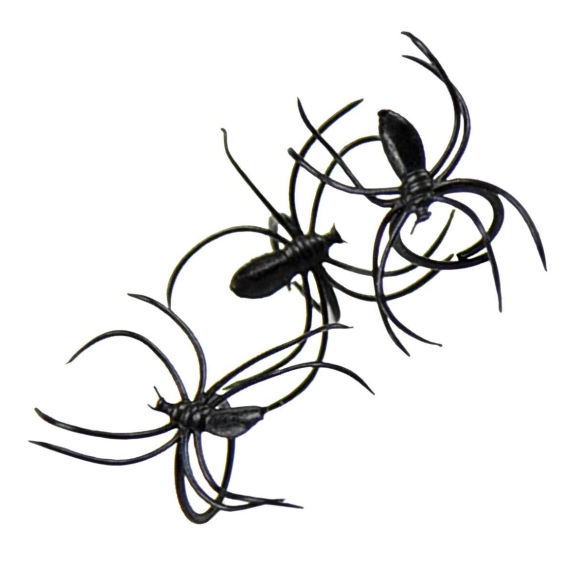 RAGNO NERO IN PVC 3 CM