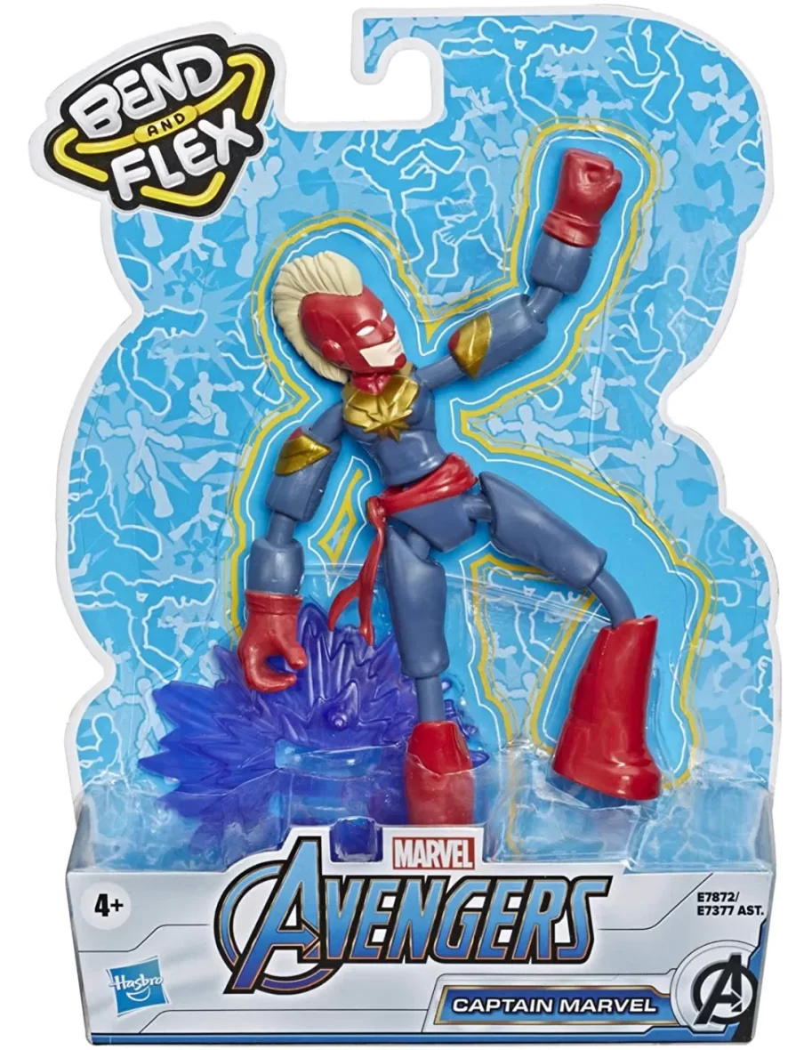 MARVEL AVENGERS CAPTAIN MARVEL BEND AND FLEX
