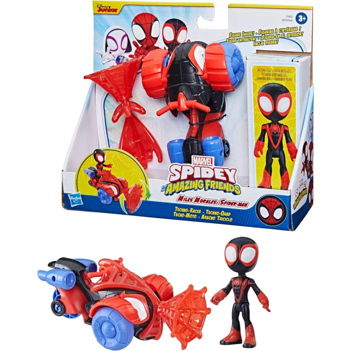 SPIDEY VEICOLO CON PERSONAGGIO E ACCESSORI