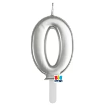 candelina-tiny-plump-7-cm-argento-metallizzato-n-0