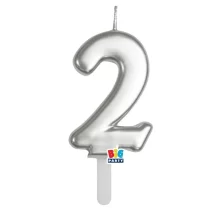 candelina-tiny-plump-7-cm-argento-metallizzato-n-2