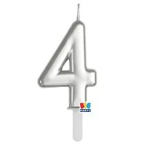 candelina-tiny-plump-7-cm-argento-metallizzato-n-4